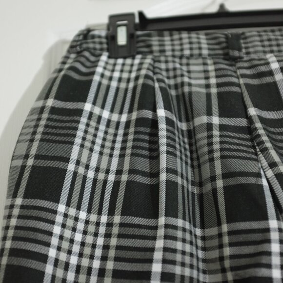 COPY - Ardene black and white plaid rolled edge pants - Picture 3 of 4